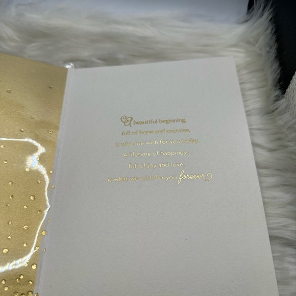 🧡10/$10 Elegant Gold Cake Design Card - Picture 2 of 3